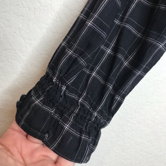 LA VIE Rebecca Taylor Plaid Ruffle Top - Picture 7 of 12